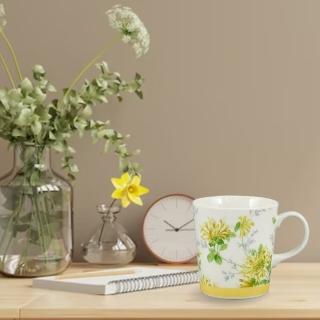 【yamaka】LAURA ASHLEY聯名馬克杯 金銀花 300ml(平輸品)