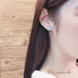 【焦糖小姐 Ms caramelo】合金 夾式  鋯石耳環(鋯石耳環)