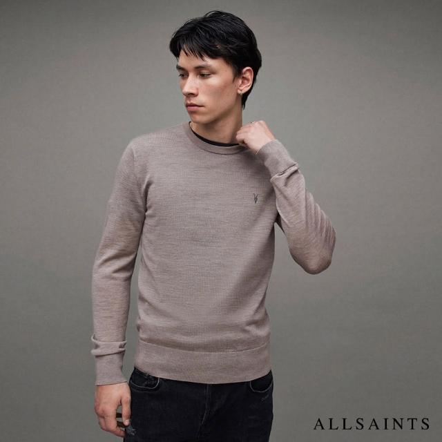 【ALLSAINTS】MODE 美麗諾羊毛公羊頭骨針織上衣 MK129D(修身版型)