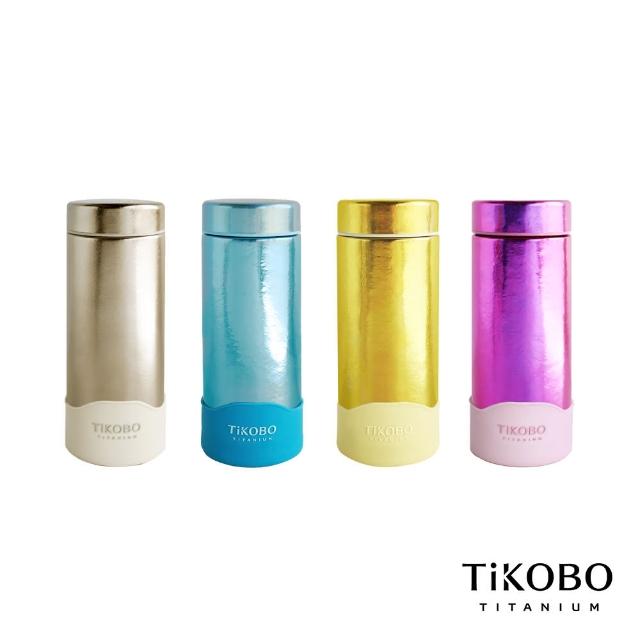 【TiKOBO 鈦工坊】鈦水壺 純鈦 星光保溫杯／保溫杯／隨行瓶/口袋保溫杯 250ml 四色可選(贈杯套)