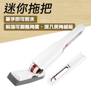 【MASTER】輕巧迷你拖把 乾濕兩用 桌上型拖把 萬用小拖把 玻璃清潔拖 5-MMOP25(小型拖把 桌面清潔拖)
