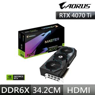 【GIGABYTE 技嘉】AORUS GeForce RTX 4070 Ti SUPER MASTER 16G顯示卡