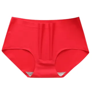 鴻運當頭招財旺福無痕舒適開運大紅女內褲(3件組)