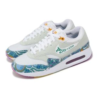 【NIKE GOLF】高爾夫球鞋 Air Max 1 86 OG G 男鞋 Play To Live 白 綠 氣墊 運動鞋(DV1407-100)