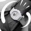 【CASIO 卡西歐】G-SHOCK 單色美學 街頭時尚八角形雙顯錶-白色(GA-2100-7A7 防水200米)