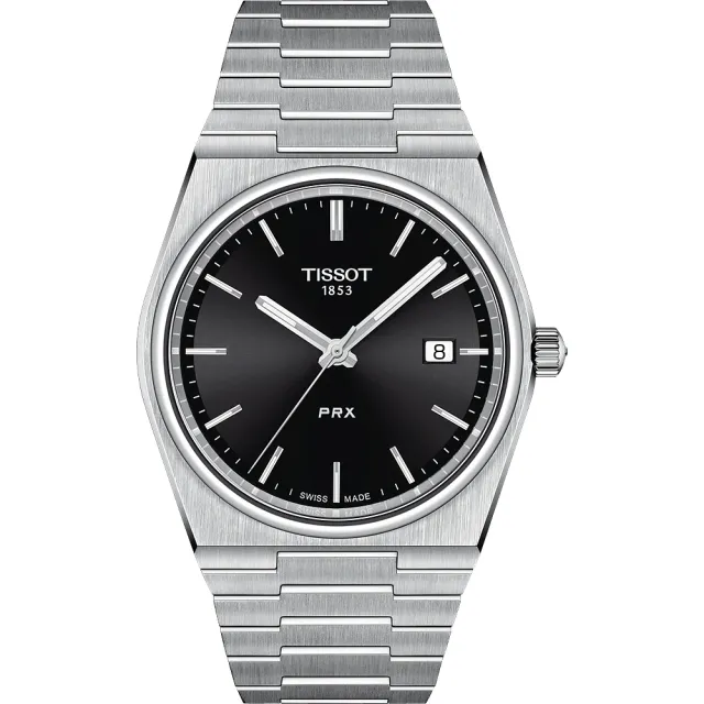 【TISSOT 天梭】PRX系列70年代復刻手錶 石英錶 鋼帶 40mm 開學(任選一款)