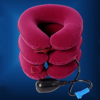 【PS Mall】三層全絨頸椎牽引器 充氣頸託 2入(J1639)