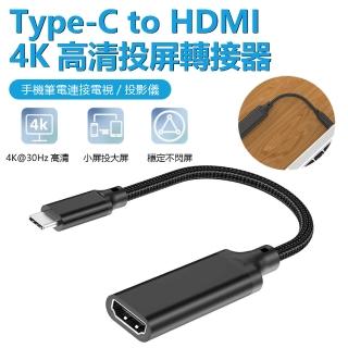 【Nil】Type-C to HDMI 高清投屏轉接器 4K 30Hz視頻轉換器線 HDTV轉接頭