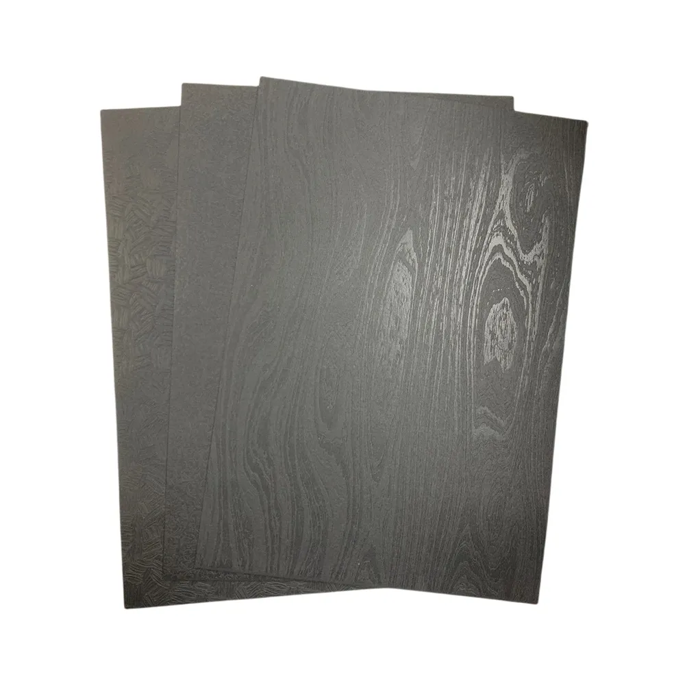 【CLEAN 克林】進口黑卡壓紋美學紙 400磅 A4 20張/包(三款可選 黑紙 立體 手感紙 手作 美術紙)