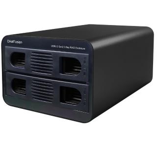 【伽利略】USB3.2 Gen2 2層RAID 迷你抽取式鋁合金外接盒(35D-U322RMS)