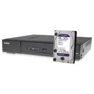 【AVTECH 陞泰】昌運監視器 送WD硬碟2TB DGD1005AX-U1 XVR 4路 錄影主機