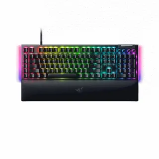 【Razer 雷蛇】BlackWidow V4 黑寡婦蜘幻彩版有線電競鍵盤(黃軸)