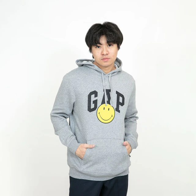 GAP GAP smiley聯名 帽T 50周年 男女皆可 長袖 連帽 帽T