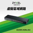 【ZyXEL 合勤】GS1900-24 24埠 GbE智慧型網管交換器