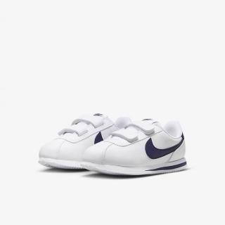 【NIKE 耐吉】運動鞋 童鞋 中童 兒童 魔鬼氈 CORTEZ BASIC SL PSV 白藍 904767-106(3C4844)