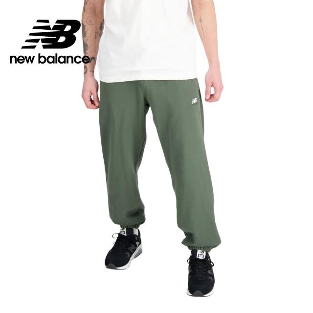 【NEW BALANCE】NB 鬆緊抽繩休閒長褲_AMP31503DON_男性_橄欖綠(亞版 版型正常)