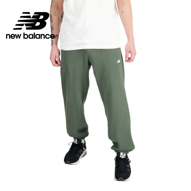 NEW BALANCE NB 鬆緊抽繩休閒長褲_AMP31503DON_男性_橄欖綠(亞版 版型正常)