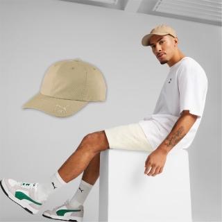 【PUMA】棒球帽 Prime Classic 卡其 可調式帽圍 刺繡 情侶款 老帽 帽子(024380-09)