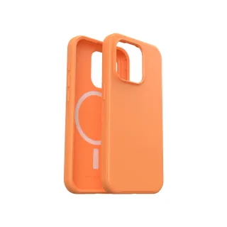 【OtterBox】iPhone 15 Pro 6.1吋 Symmetry Plus 炫彩幾何保護殼-橙(支援MagSafe)