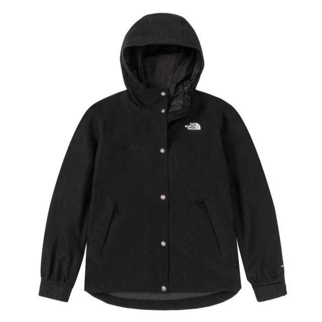 【The North Face】TNF 防水外套 透氣 保暖 W DRYVENT BLOCKING JACKET - AP 女 黑(NF0A7QSIJK3)