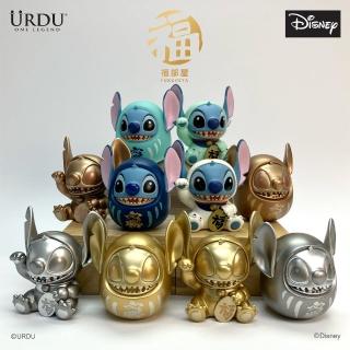 【Beast Kingdom 野獸國】URDU S2 史迪奇 達摩 招財貓 8入盲盒套組 公仔