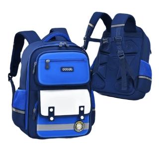 【SUNSHINEBAG 日晴】英倫風立體護脊書包(兒童書包 護脊書包 小學生書包 護脊兒童書包 後揹包 小學書包)