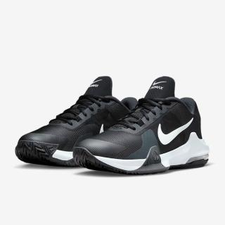 【NIKE 耐吉】籃球鞋 男鞋 運動鞋 包覆 緩震 AIR MAX IMPACT 4 黑白 DM1124-001