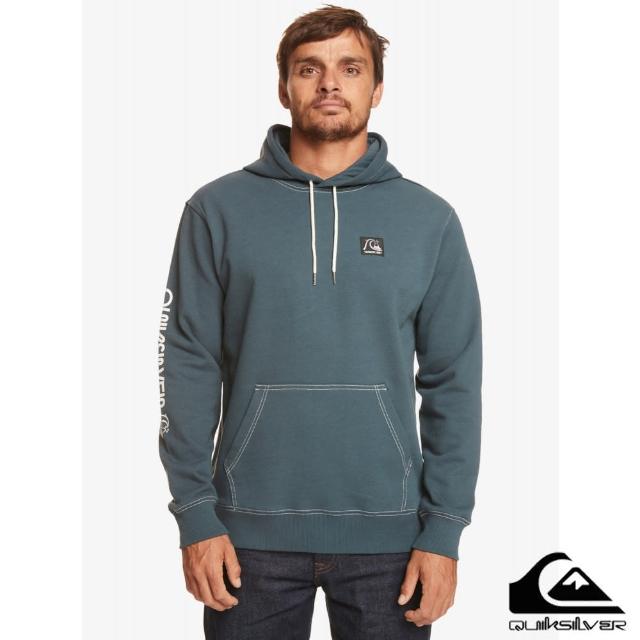 【Quiksilver】男款-THE ORIGINAL HOOD連帽上衣-藍色(EQYFT04794-60)