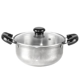 【生活King】雙耳湯鍋18cm-電磁爐適用
