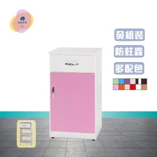 【·Fly·飛迅傢俱】1.4尺一抽塑鋼碗盤櫃全12色 收納餐櫃 塑鋼電器櫃(可水洗)