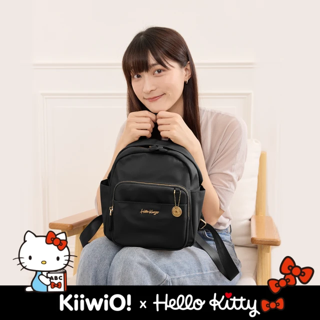 Kiiwi O！Kiiwi O！ Hello Kitty x Kiiwi O! 聯名款．機能美型尼龍後背包 KATHLEEN 多色選