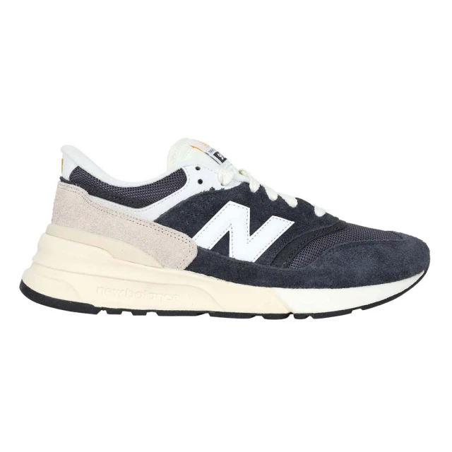 NEW BALANCE 男復古休閒鞋-997R系列 麂皮 慢跑 NB N字鞋 丈青灰白(U997RMC)