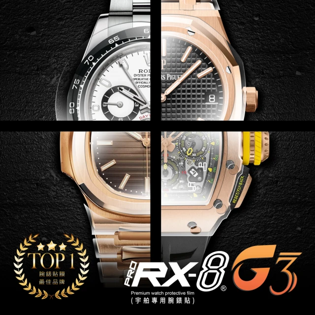 RX-8 RX8-G3第7代保護膜 HUBLOT宇舶錶 膠帶款 系列貼膜 含鏡面、外圈(不含手錶)