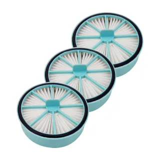【RENZA】適用 HERAN 禾聯 HVC-23E6 HVC-23E6B 無線手持吸塵器(HEPA 集塵濾網 濾芯 濾心 3入組)