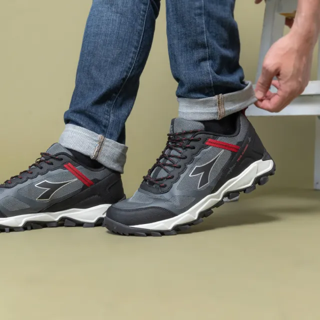 【DIADORA】男鞋 男段戶外防潑水越野鞋 登山鞋 戶外踏青鞋(DA71338)