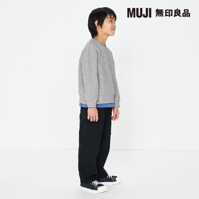 【MUJI 無印良品】兒童二重織休閒圓領衫(共8色)