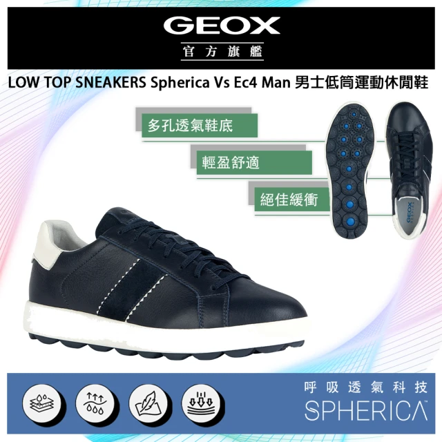 GEOX Spherica Vs Ec4 Man 男士低筒運動鞋 藍(SPHERICA™ GM3F116-40)