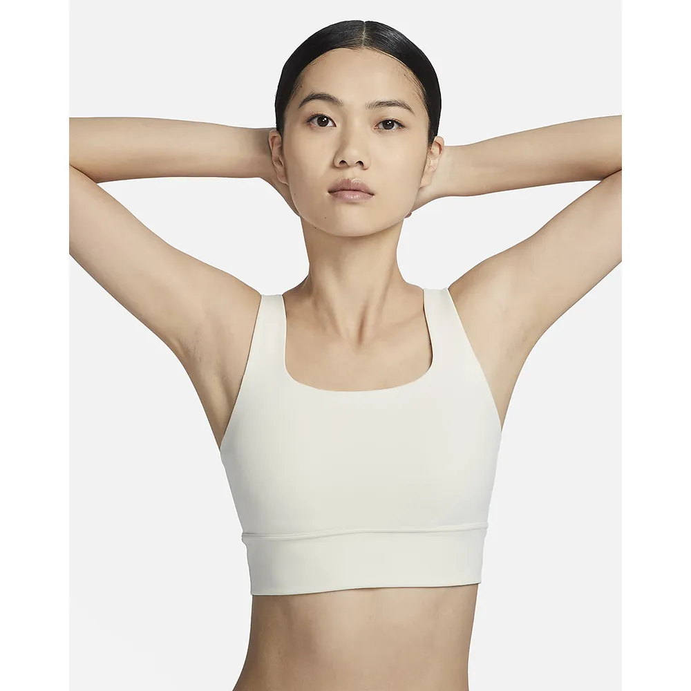 【NIKE 耐吉】Dri-FIT  運動內衣 中強度支撐 訓練 AS W NK ALATE ELLIPSE LL BRA 女款 白(DO6620020)