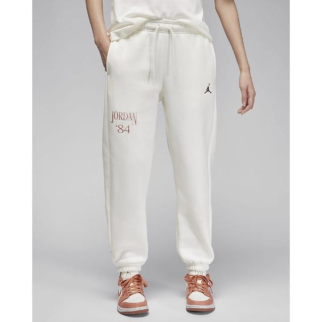 【NIKE 耐吉】休閒長褲  抓絨  AS W J BRKLN FLC JORDAN PANT 女款 白(FN5441133)