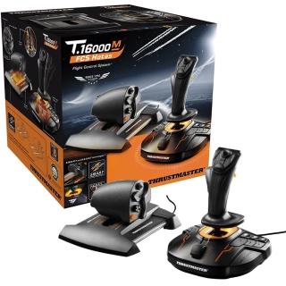 【Thrustmaster】圖馬斯特 T1600FCS Hotas 飛行搖桿 油門節流閥 套裝(支援 PC)
