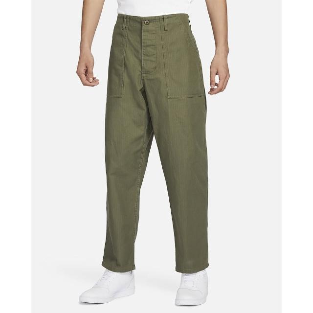 【NIKE 耐吉】直筒長褲 休閒 AS M NL FATIGUE PANT 男款 綠(FV5534222)