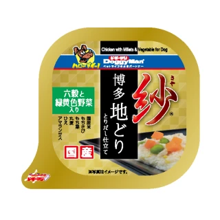 【Doggy Man】紗餐盒 日本博多放牧雞 六種穀物野菜(狗罐頭 日本製)