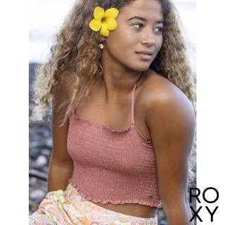 【ROXY】女款 女裝 綁帶式無袖上衣 WARM WATERS(咖啡色)