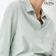 【Diffa】精緻美型襯衫領設計上衣-女