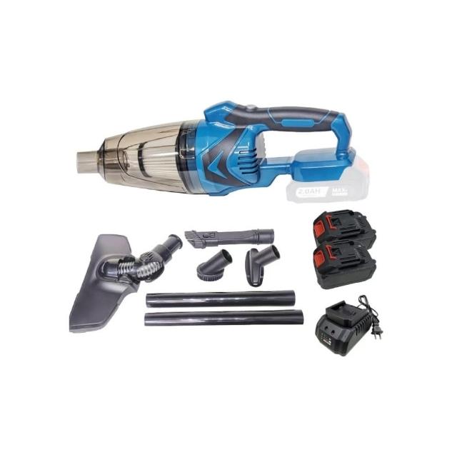 【Komori 森森機具】鋰電吸塵器 二電一充 送吸塵套組 交換禮物(牧田款 鋰電吸塵器 無線吸塵器)