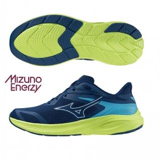 【MIZUNO 美津濃】慢跑鞋 男鞋 運動鞋 緩震 藍 K1GA241002