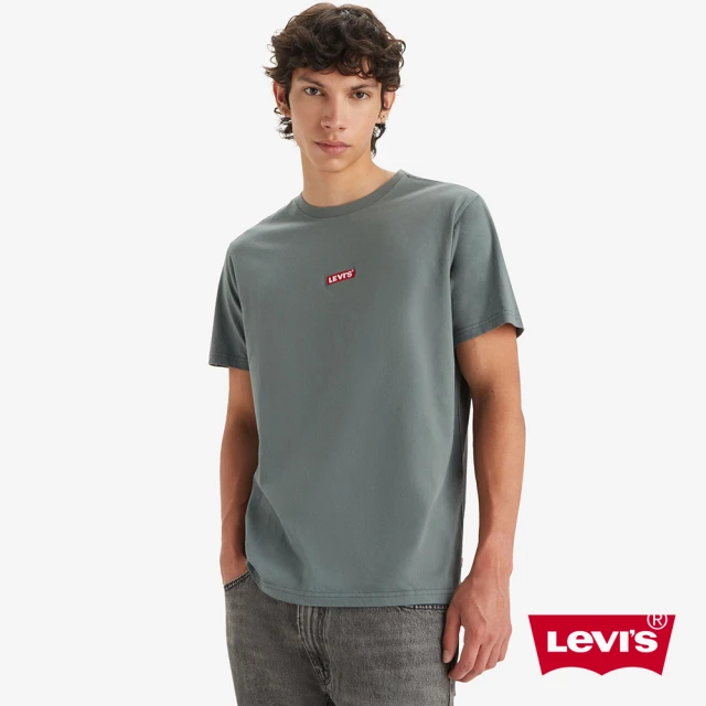 LEVIS 男款 短袖T恤 / 長方刺繡布章LOGO / 寬鬆休閒版型 人氣新品 79554-0069