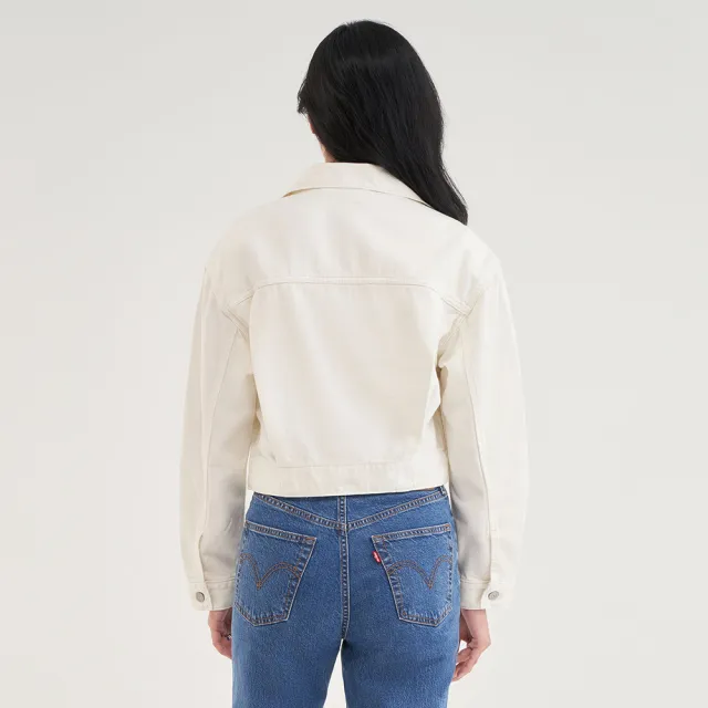 LEVIS 官方旗艦】女款輕磅牛仔外套/ 輕磅丹寧/ 牛奶白人氣新品A7439