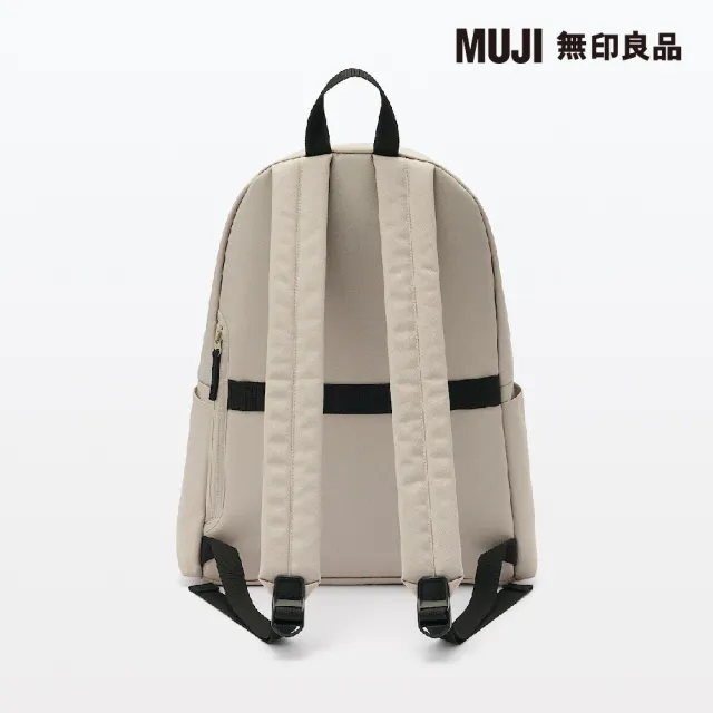 【MUJI 無印良品】可減輕肩膀負擔撥水加工聚酯纖維後背包(共2色)