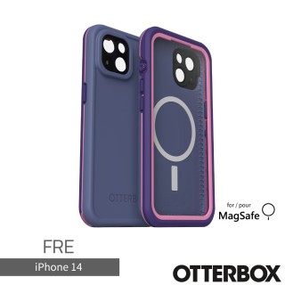 【OtterBox】LifeProof iPhone 14 6.1吋 Fre 全方位防水/雪/震/泥 保護殼-紫(支援MagSafe)